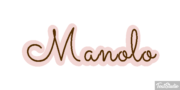 Manolo Efecto de texto