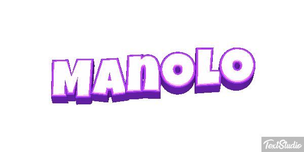 Manolo Efecto de texto