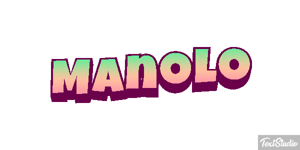Manolo Efecto de texto