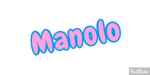 Manolo Efecto de texto