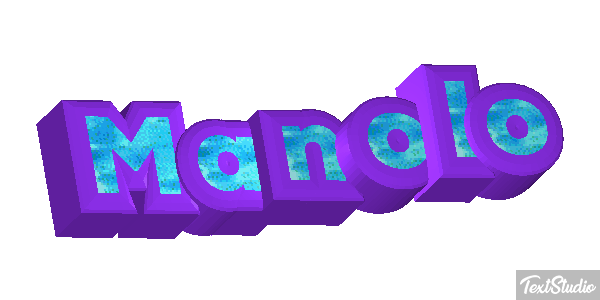 Manolo Efecto de texto