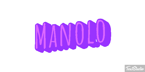 Manolo Efecto de texto