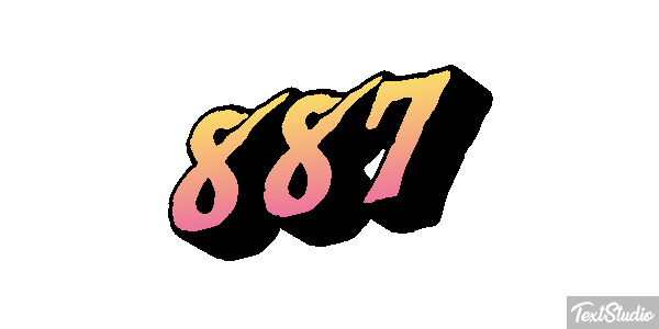 887 Efekt tekstowy