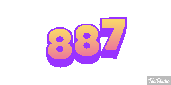 887 Efekt tekstowy