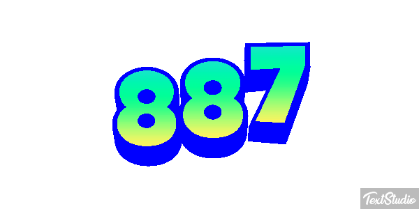 887 Efekt tekstowy