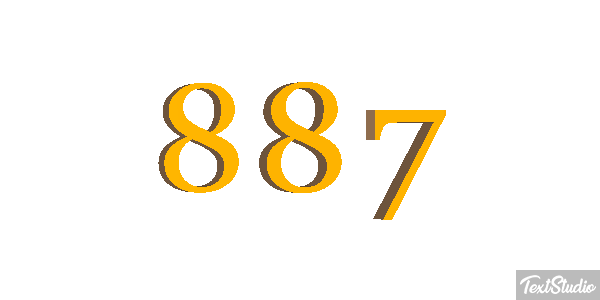 887 Efekt tekstowy