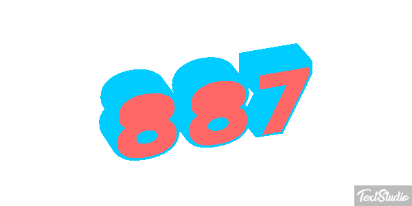 887 Efekt tekstowy