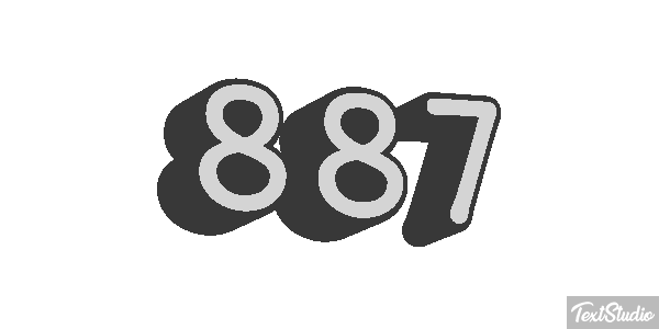 887 Efekt tekstowy