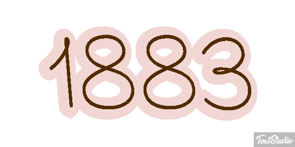 1883 Text effect