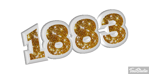 1883 Text effect