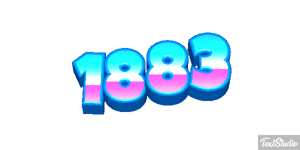 1883 Text effect