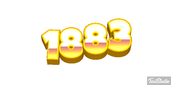 1883 Text effect