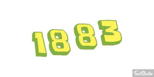 1883 Text effect