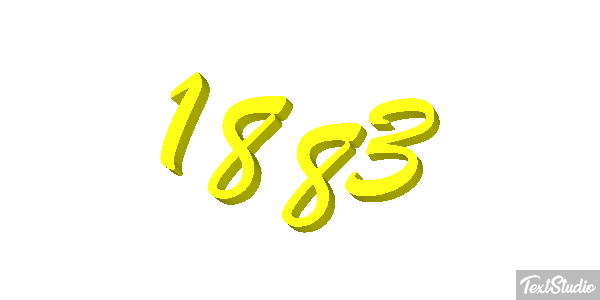 1883 Text effect