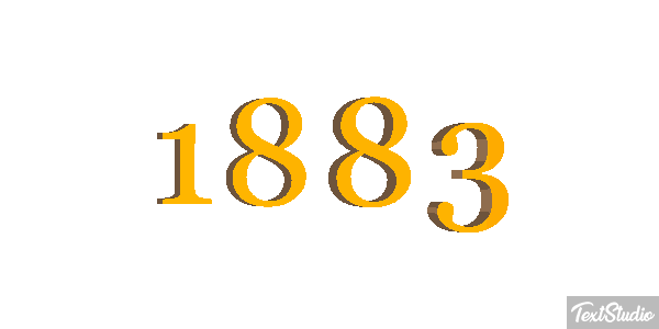 1883 Text effect