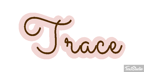Trace Effet de texte
