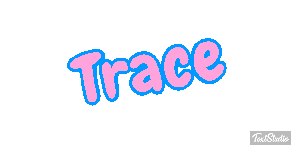 Trace Effet de texte