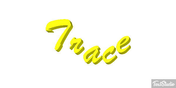 Trace Effet de texte