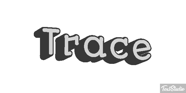 Trace Effet de texte