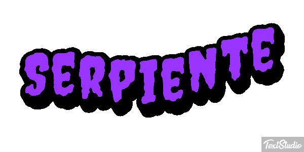 Serpiente Efecto de texto