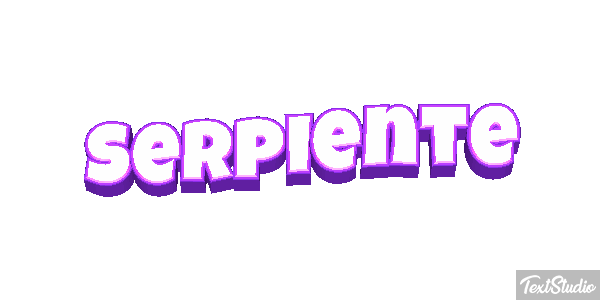 Serpiente Efecto de texto