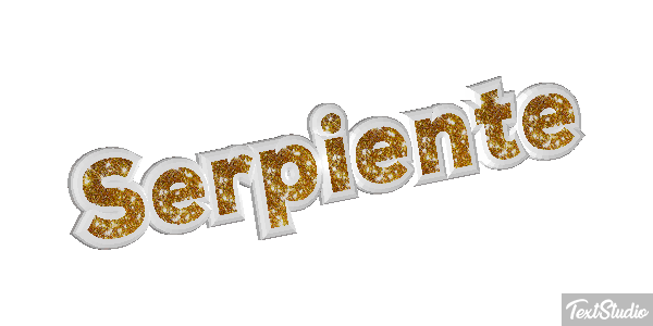 Serpiente Efecto de texto