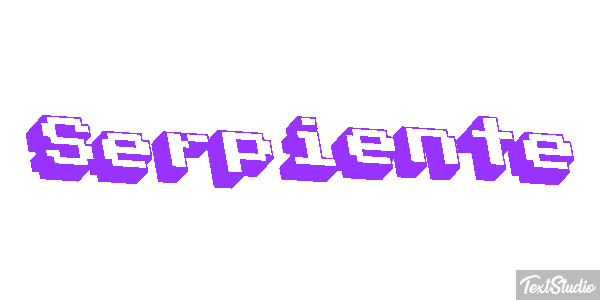 Serpiente Efecto de texto