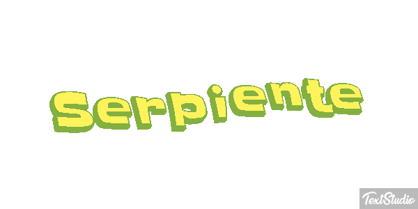 Serpiente Efecto de texto