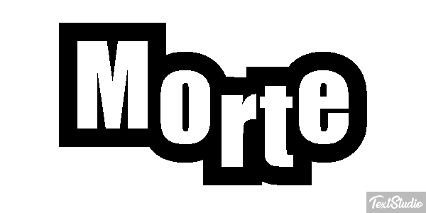 Morte Texteffekt