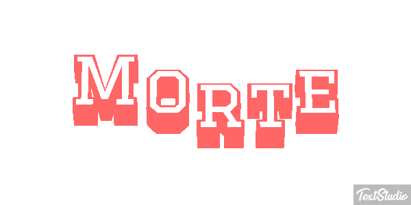 Morte Texteffekt