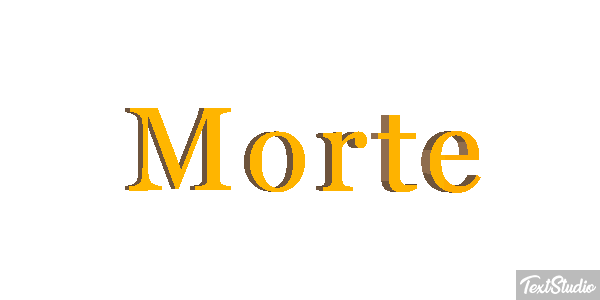 Morte Texteffekt