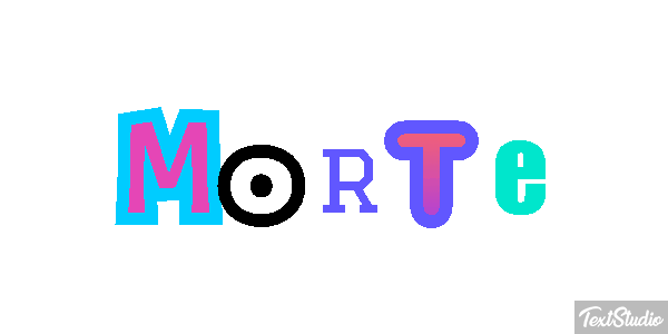 Morte Texteffekt
