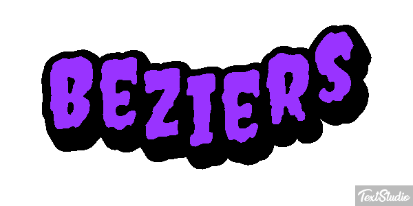 Béziers Текстовый эффект