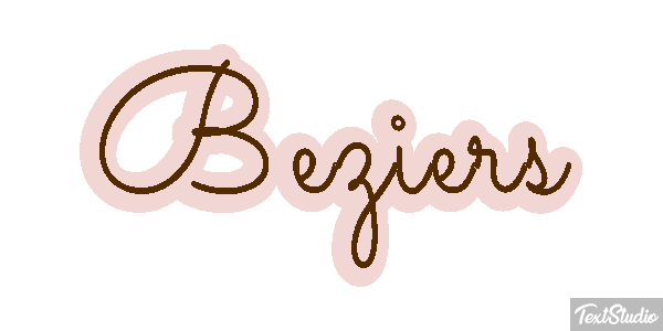 Béziers Текстовый эффект