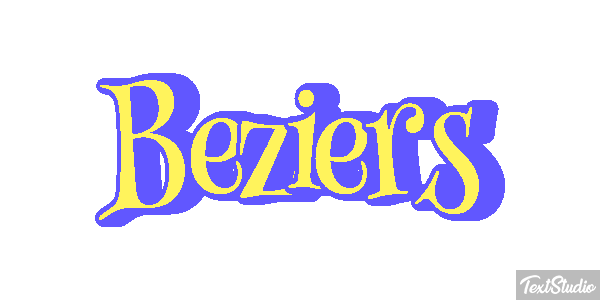 Béziers Текстовый эффект