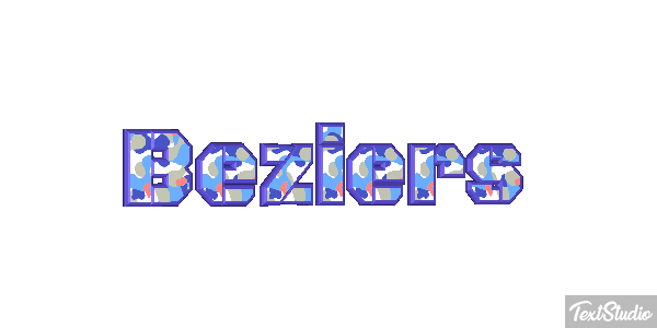 Béziers Текстовый эффект
