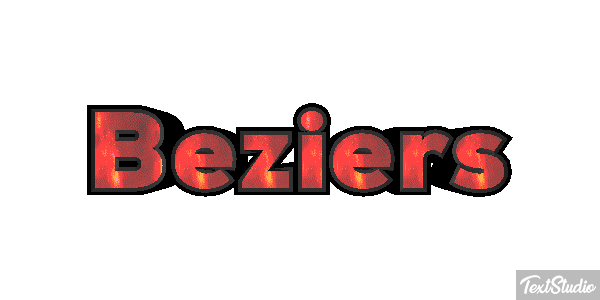 Béziers Текстовый эффект