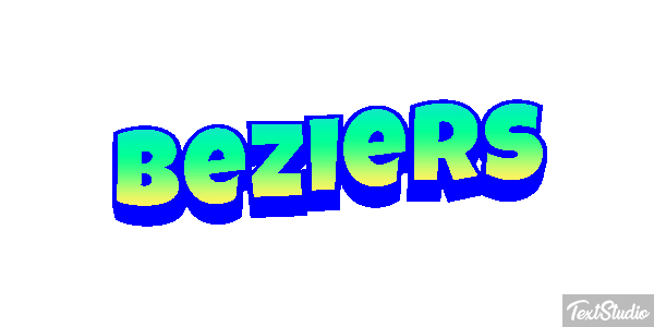 Béziers Текстовый эффект