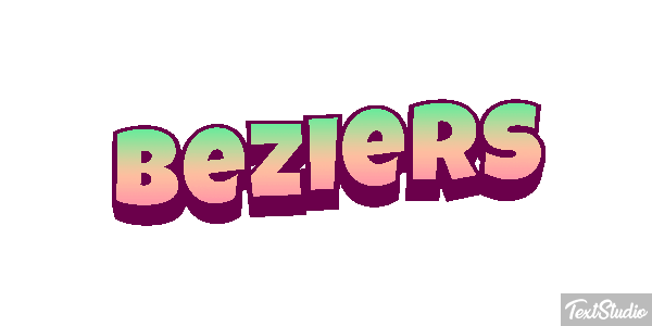 Béziers Текстовый эффект