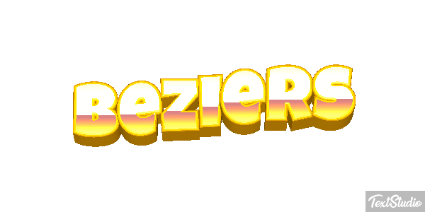 Béziers Текстовый эффект