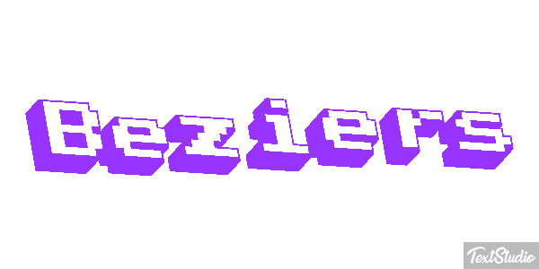Béziers Текстовый эффект