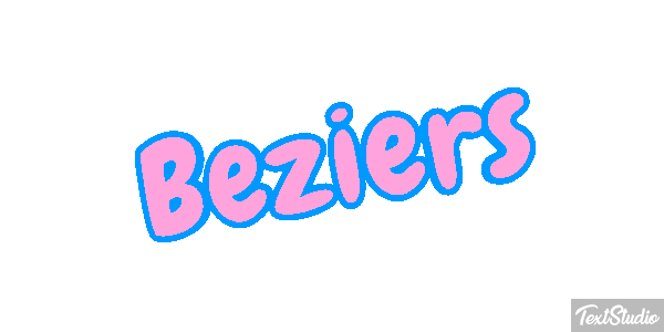 Béziers Текстовый эффект