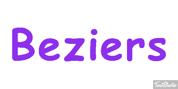 Béziers Текстовый эффект