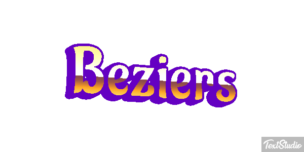 Béziers Текстовый эффект