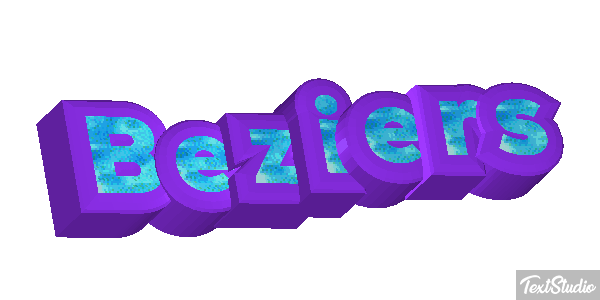 Béziers Текстовый эффект