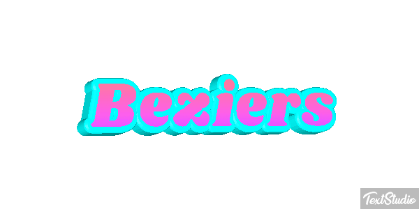 Béziers Текстовый эффект