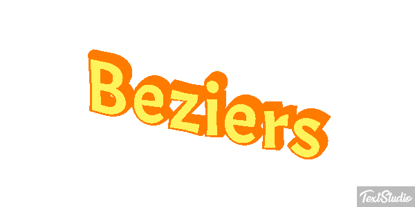 Béziers Текстовый эффект