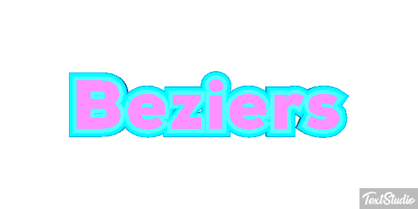 Béziers Текстовый эффект