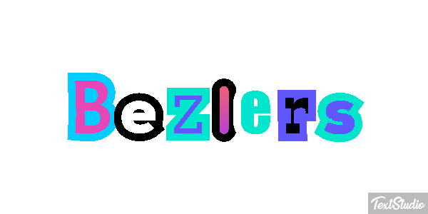 Béziers Текстовый эффект