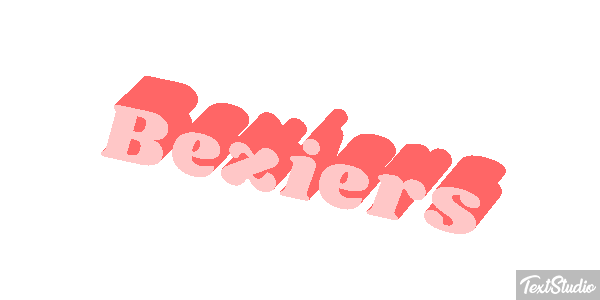 Béziers Текстовый эффект
